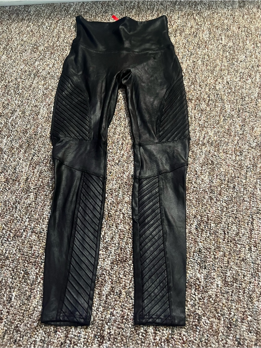 Spanx Womenโs High Waist Motto Athleisure Stretch Workout Leggings Size Large